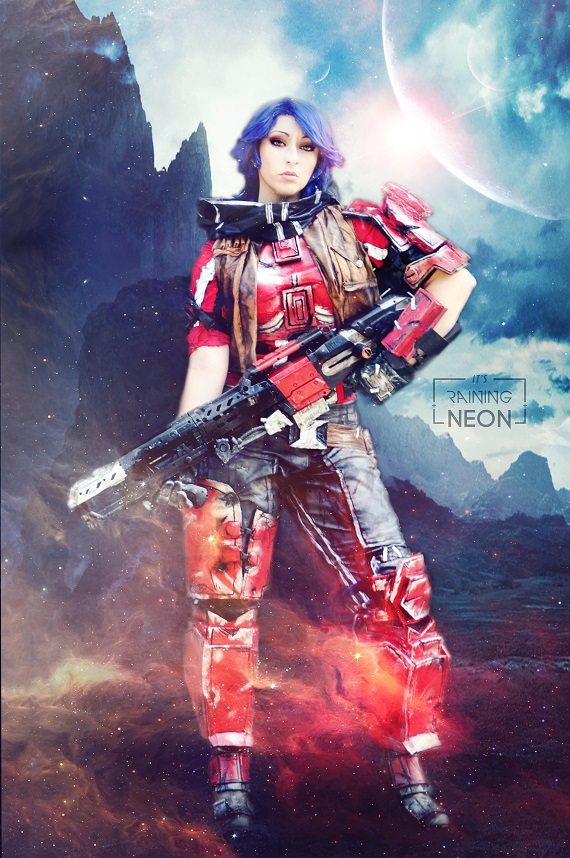 Athena cosplay Borderlands Pre  Sequel by Its Raining Neon on