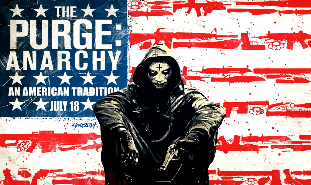 The Purge Anarchy Vector Wallpaper 2 by elclon on