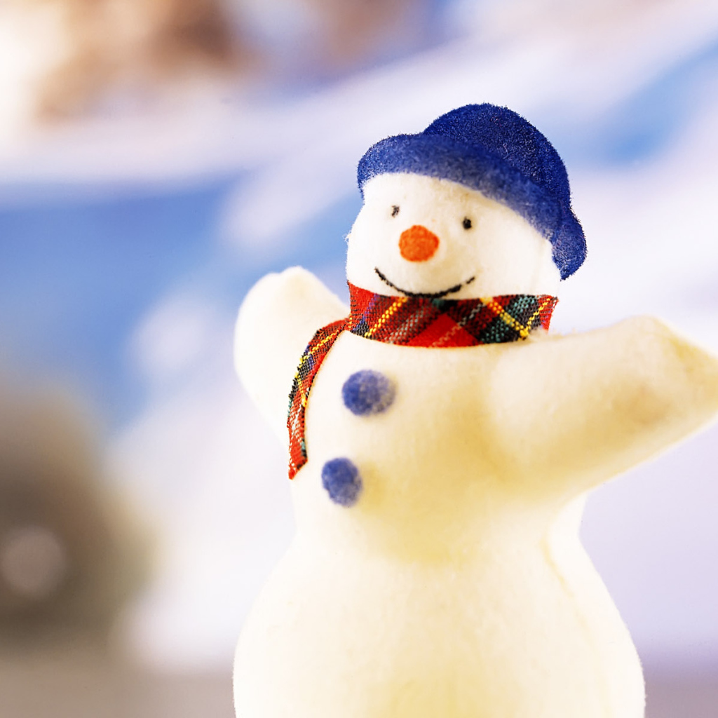 Funny Snowman Christmas Desktop Wallpaper