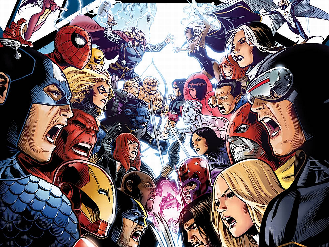 Avengers Vs X Men Puter Wallpaper Desktop