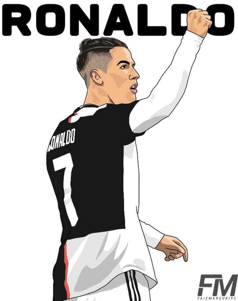 Alexis On Juventus Illustration Ronaldo Kick