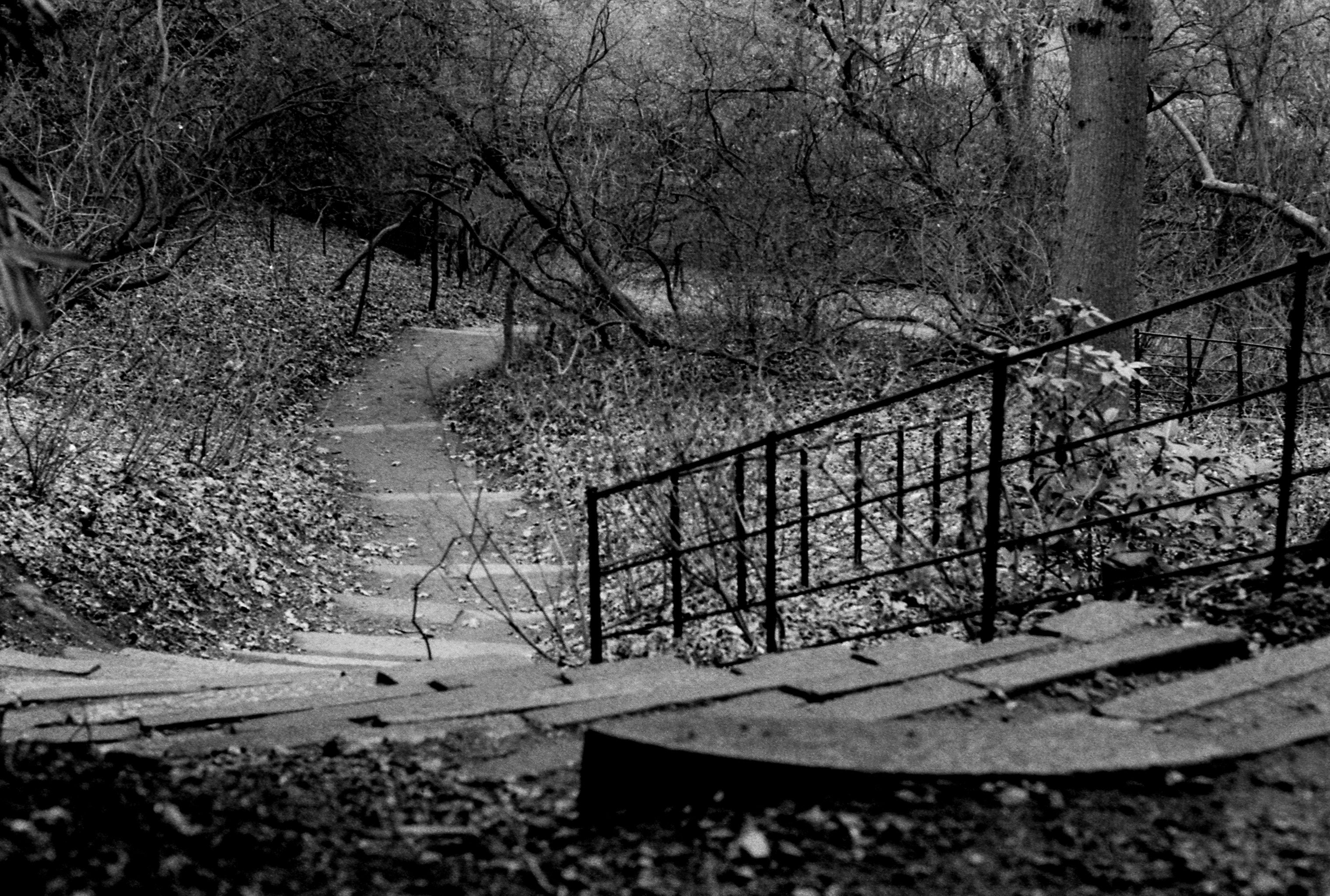 Background On Desktop Is Black And White Wallpaper