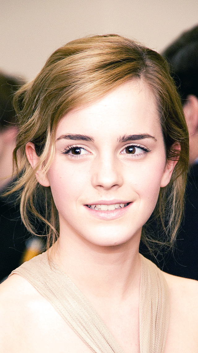 Ios7 Emma Watson Vanity Parallax HD iPhone iPad Wallpaper