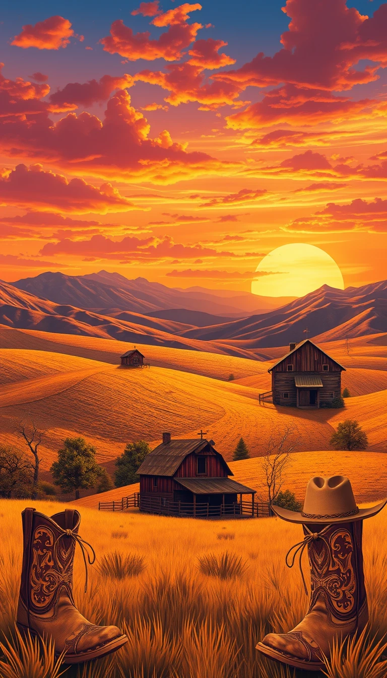 Country Western Wallpaper