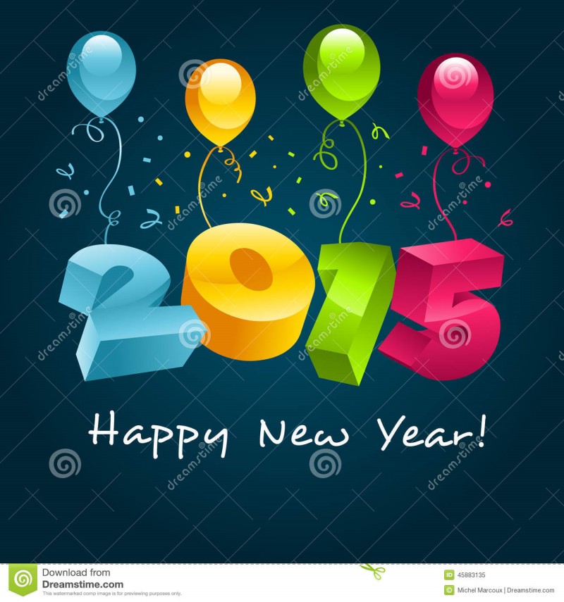 New Year Greetings Wallpaper On