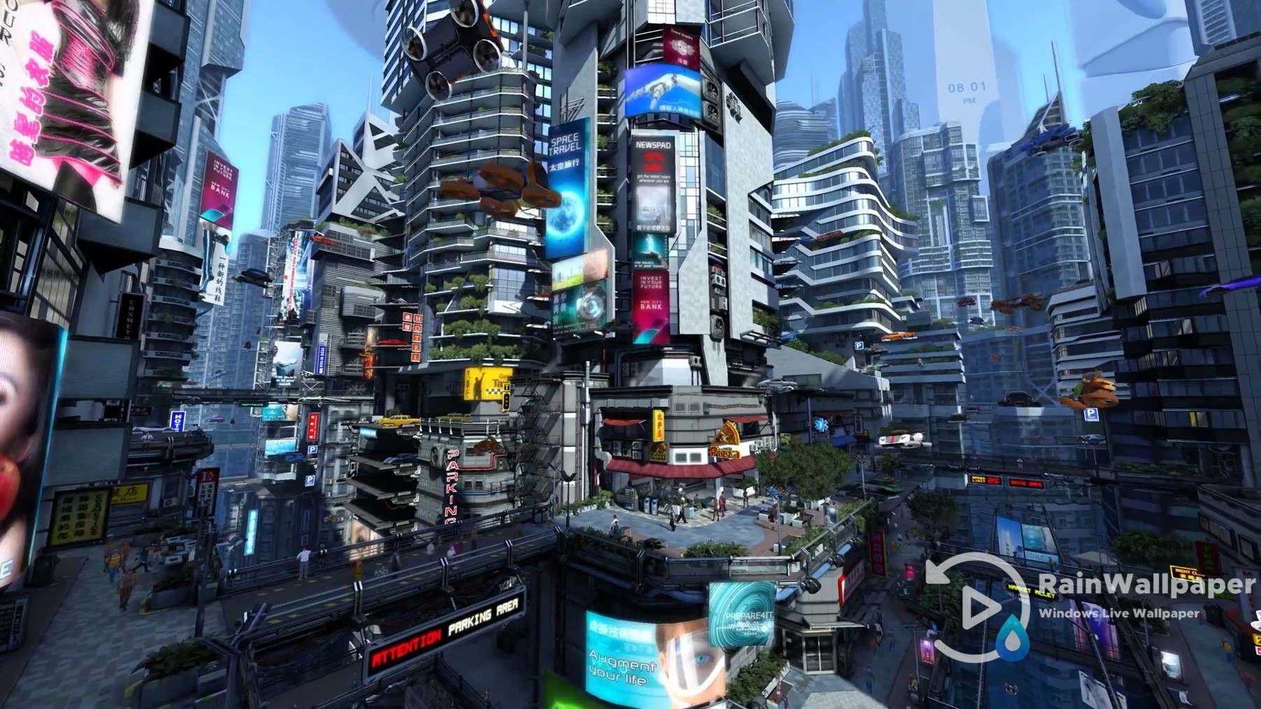 Futuristic City 3d Lwp Long Version By Jimking