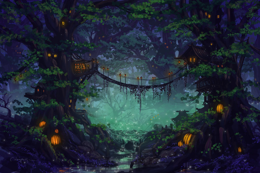 Mission Elf Forest By Cassiopeiaart