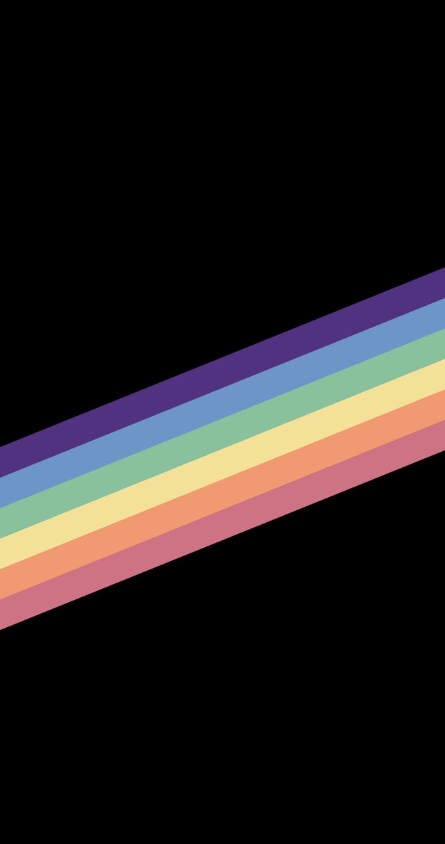 A slightly updates Apple Pride wallpaper witch colors matching new 640x1214