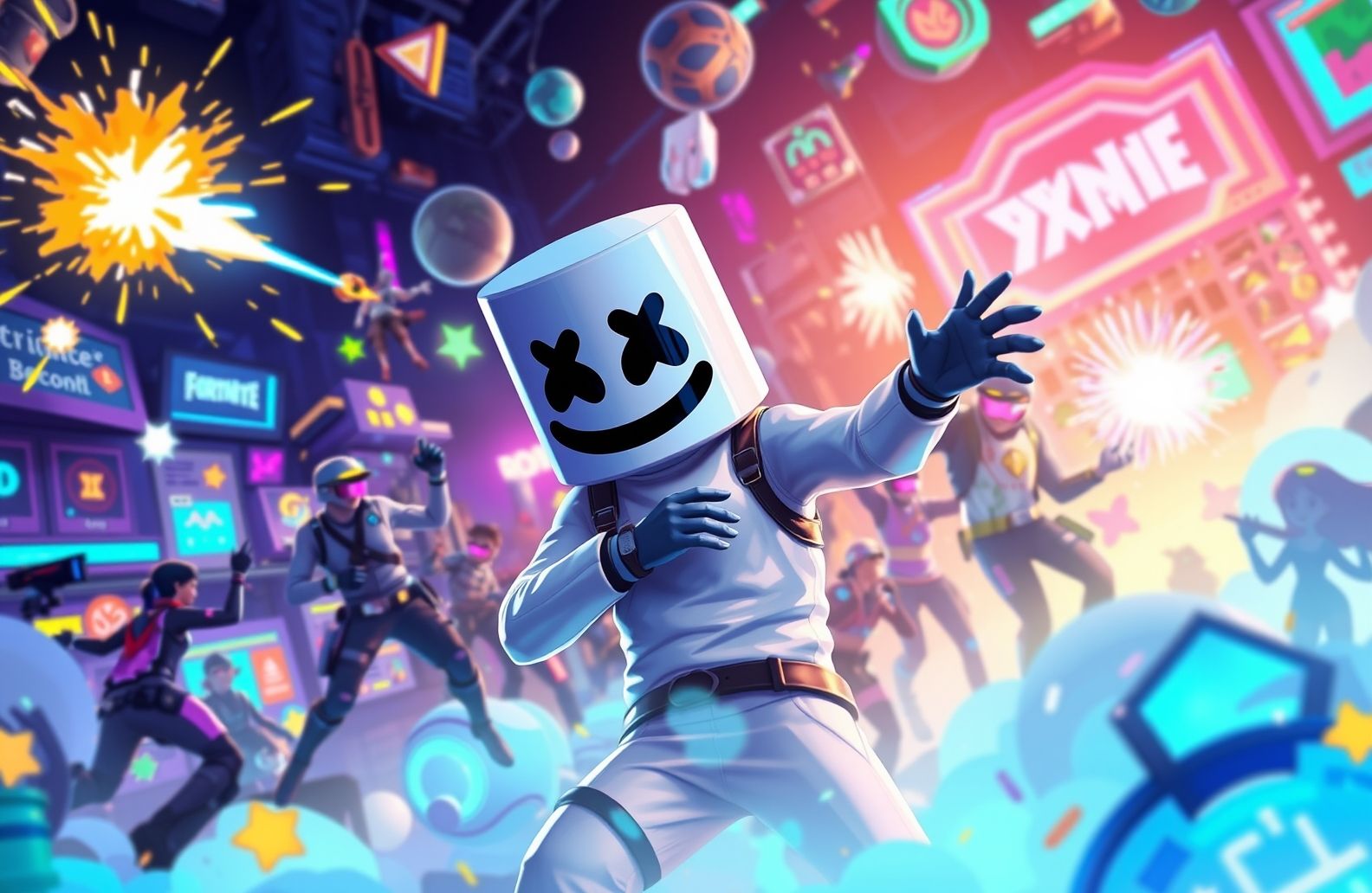 Marshmello Fortnite Wallpaper