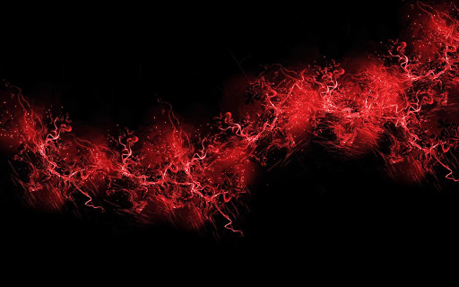 Wallpaper Black Background Red Color Paint Explosion Burst