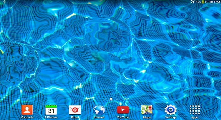 Water Drop Live Wallpaper for Intel Android Tablets Relaxes You After