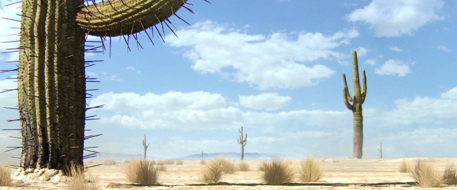 Desert Landscape from Rango Desktop Wallpaper