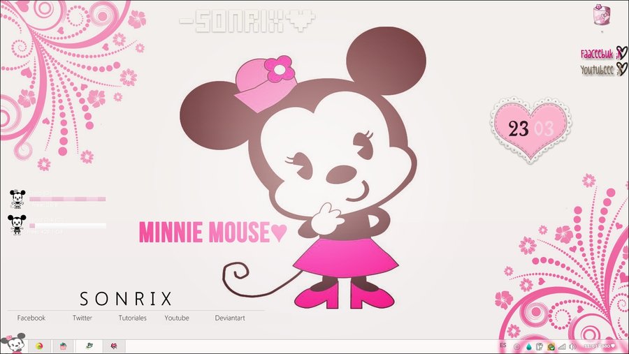 Url A Sonrix Deviantart Art Desktop Minnie Mouse