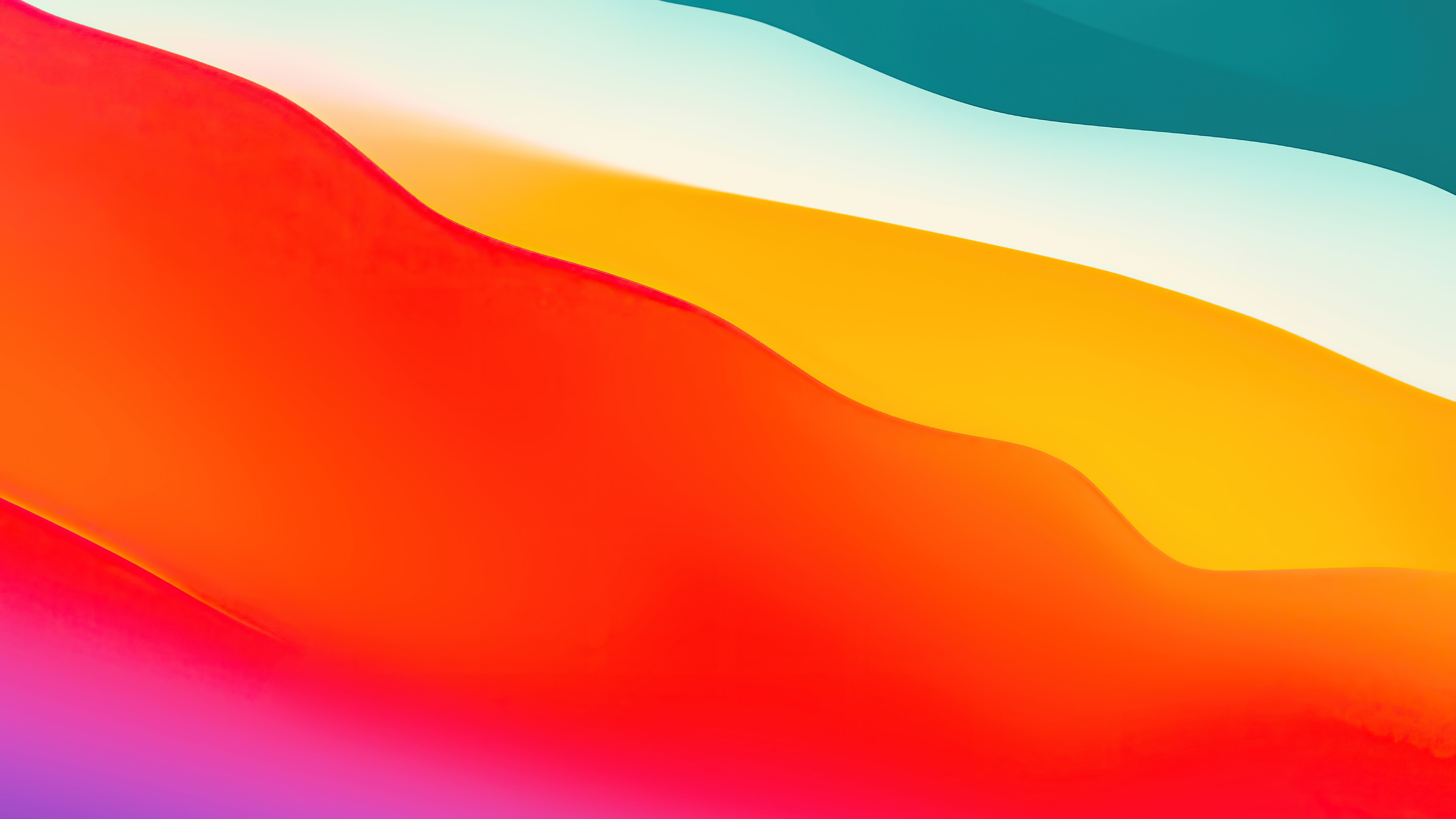 Abstract background with flowing waves of vibrant colors, suitable for a MacBook wallpaper