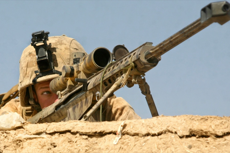 Cal Desert Berrett Caliber Sniper Rifle Wallpaper