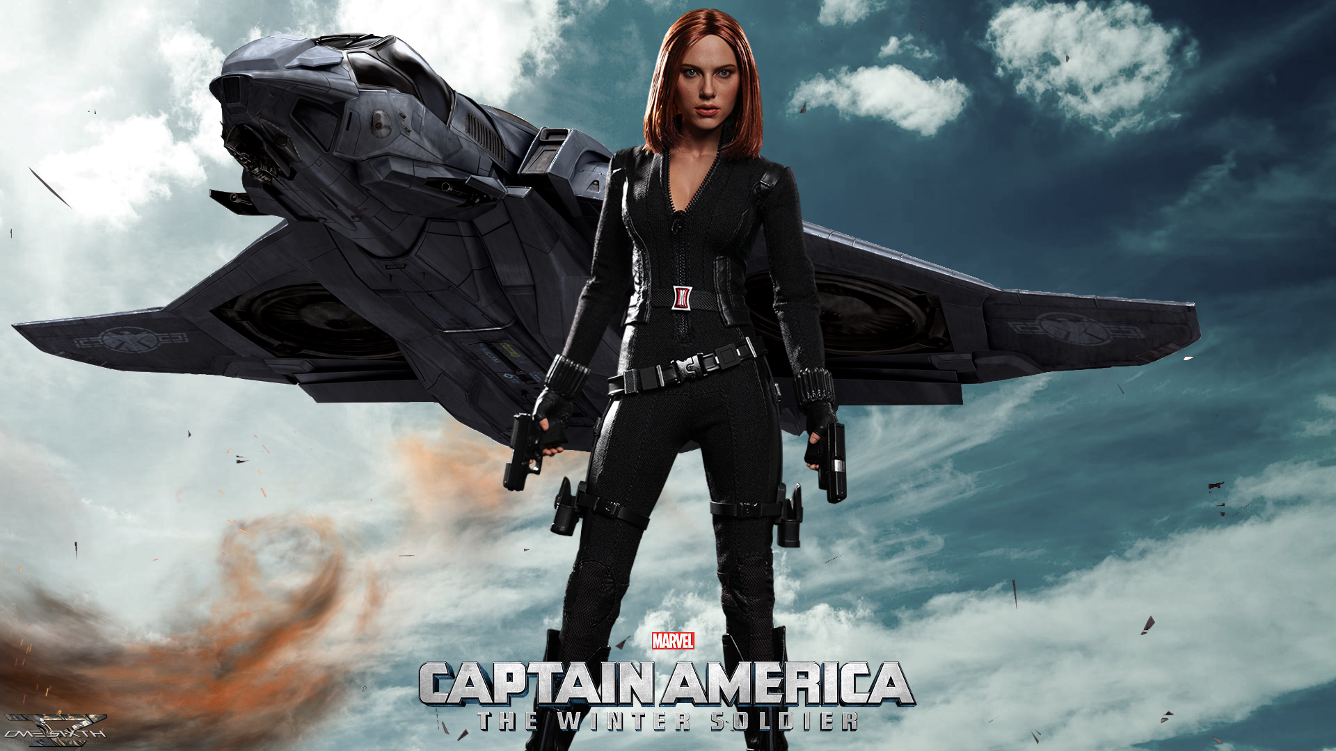 Captain America The Winter Soldier Black Widow Hot Toys Full