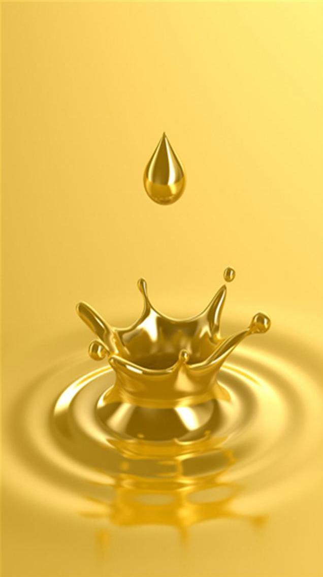 Gold iPhone Wallpaper HD Liquid