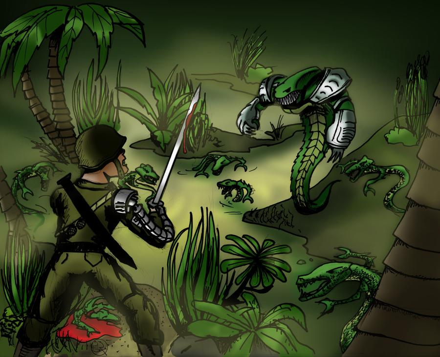 Sgt Drake Swamp Encounter Heroscapers