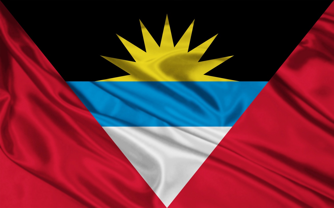 Flag Of Antigua And Barbuda A Symbol Sea Sun Sand