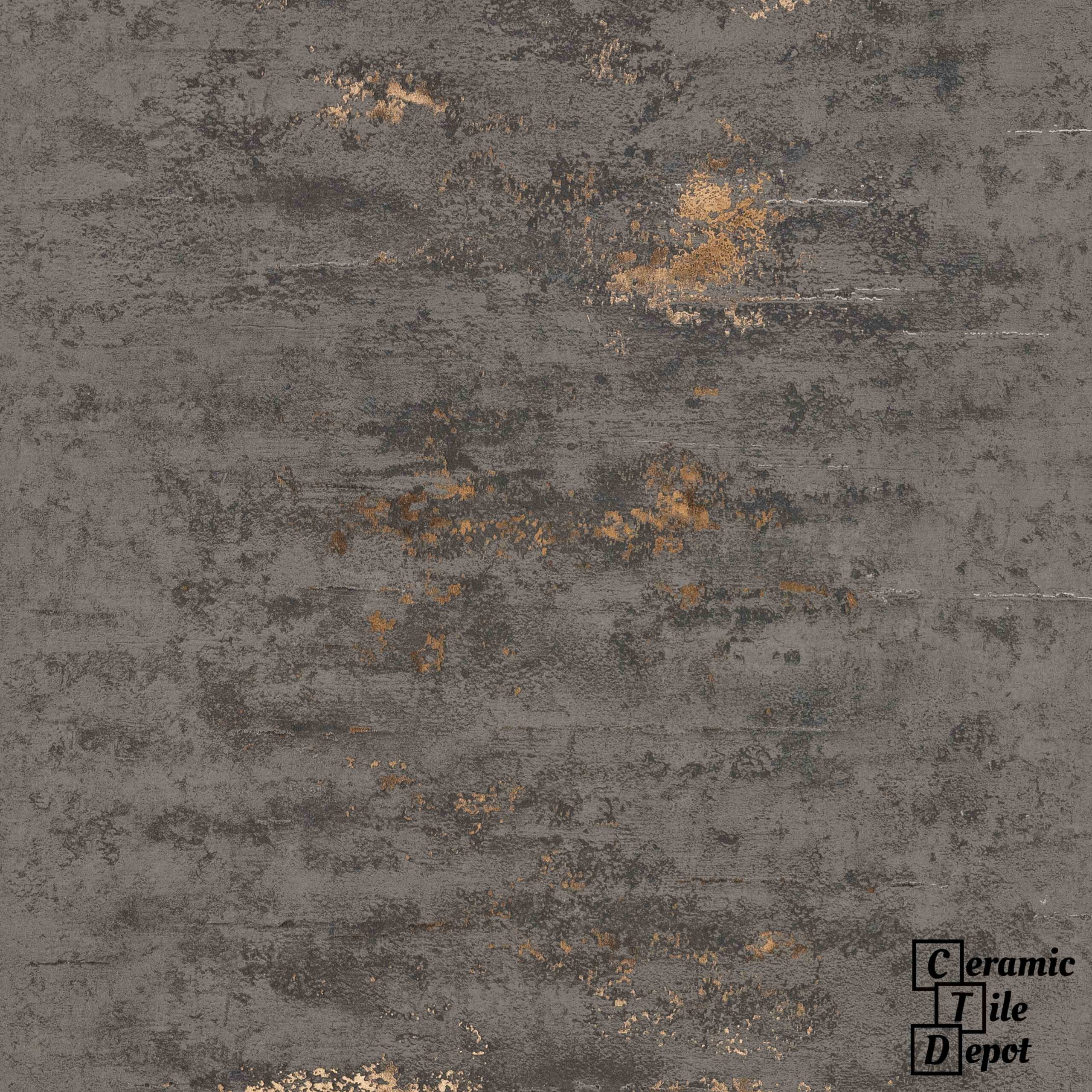 Grey With Bronze Wallpaper