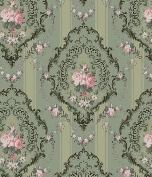 victorian dolls house wallpaper