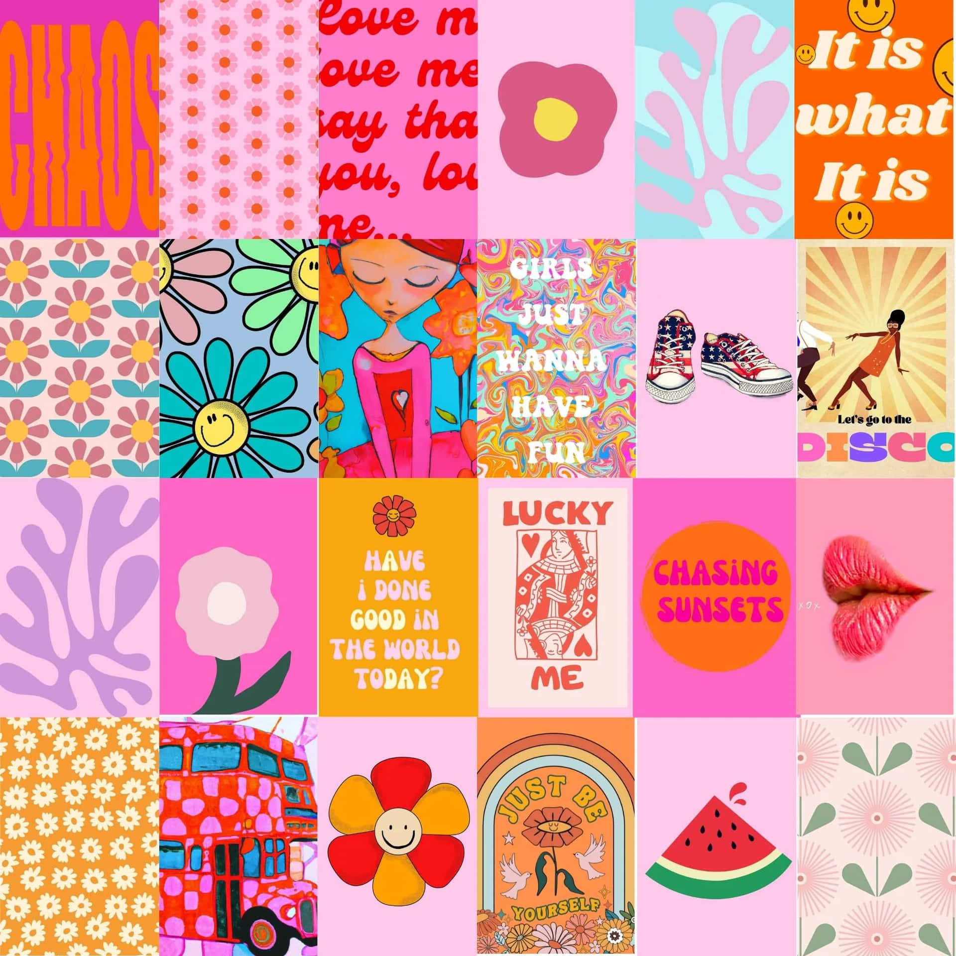 Preppy Girl Aesthetic Wallpaper