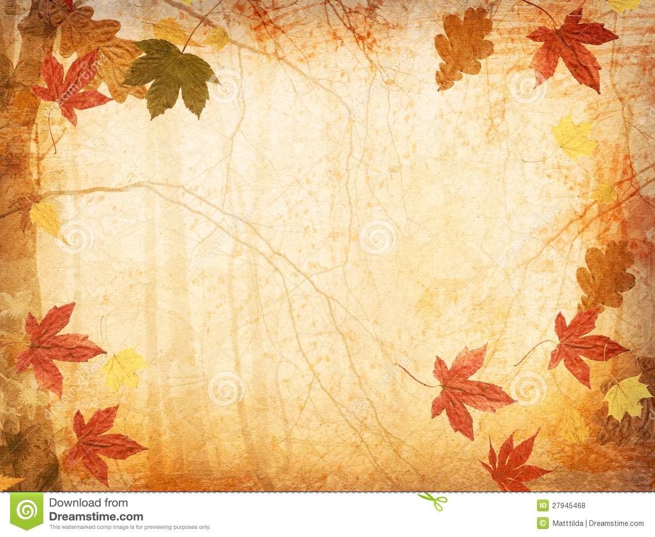 Fall Leaves PowerPoint Background