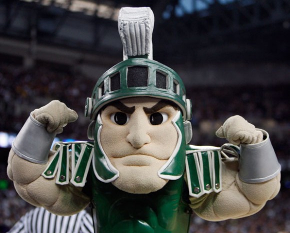 Famous College Basketball Mascots Michigan State University Sparty
