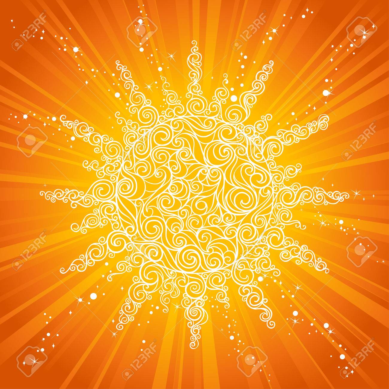 Sunshine Background For Your Design Royalty Cliparts