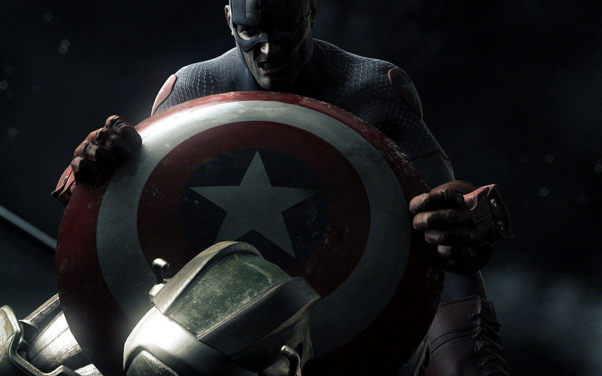 Captain America Shield Wallpaper S