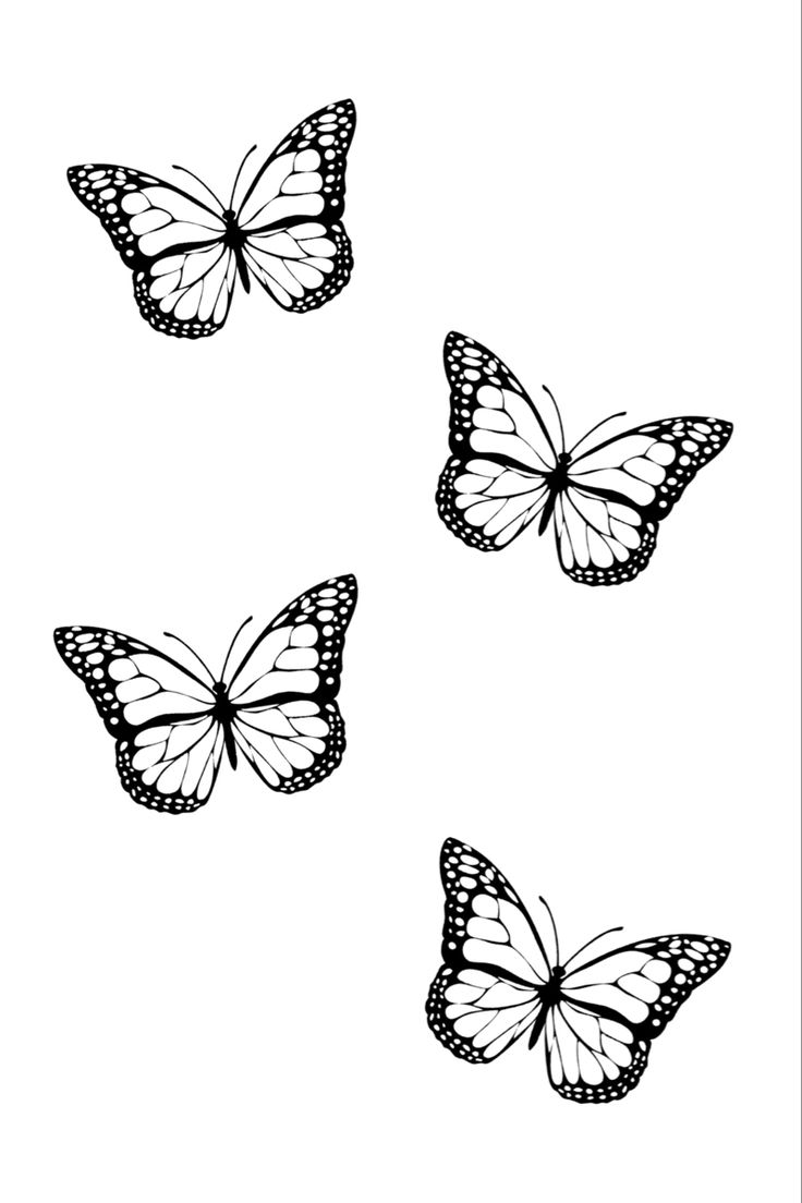 Pin by Michelle on Wallpapers I Made Black butterfly tattoo