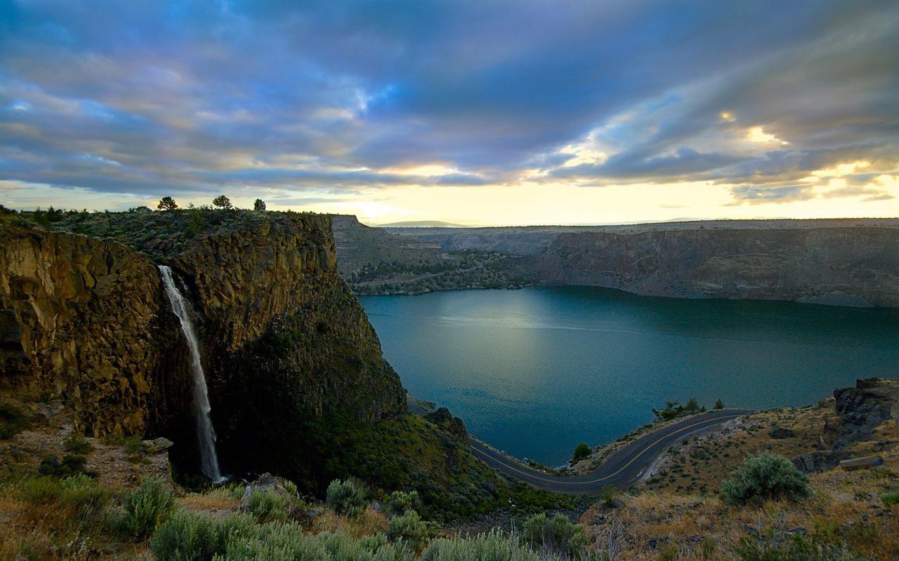 Falls Waterfall Scenery Nature Wallpaper For Desktop Background