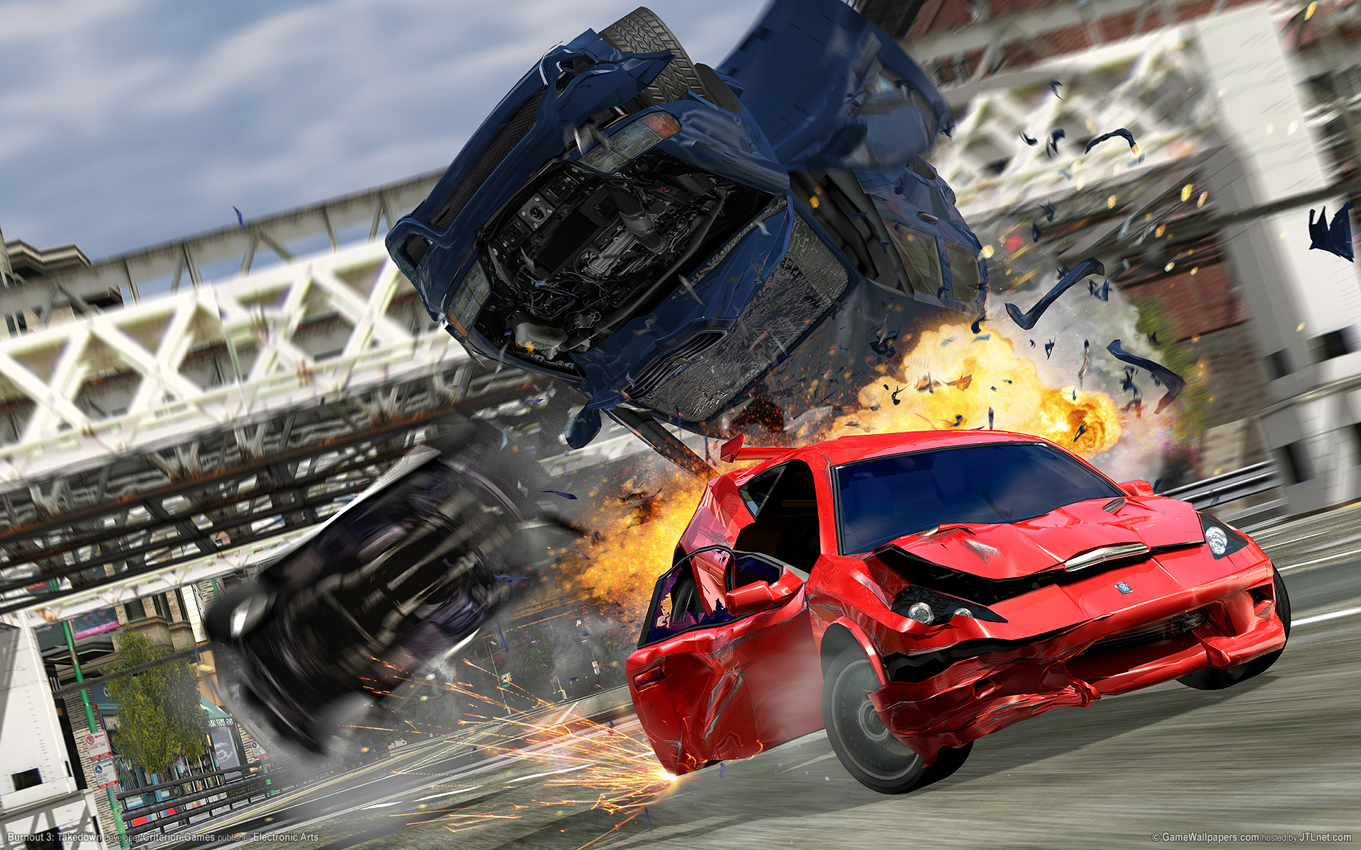 Image Gallery Burnout 3 Crash