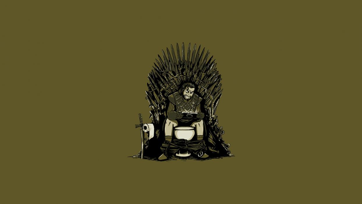 Minimalistic Funny Artwork Game Of Thrones Simple Background