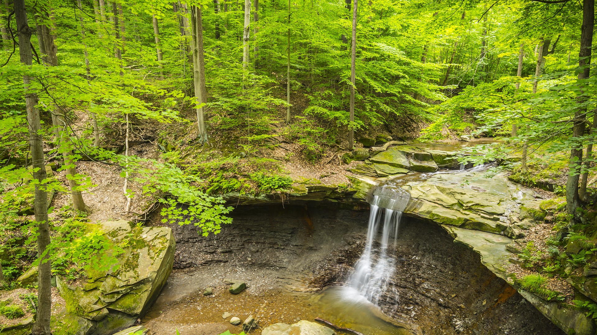 Blue Hen Falls In Cuyahoga Valley National Park Ohio Usa