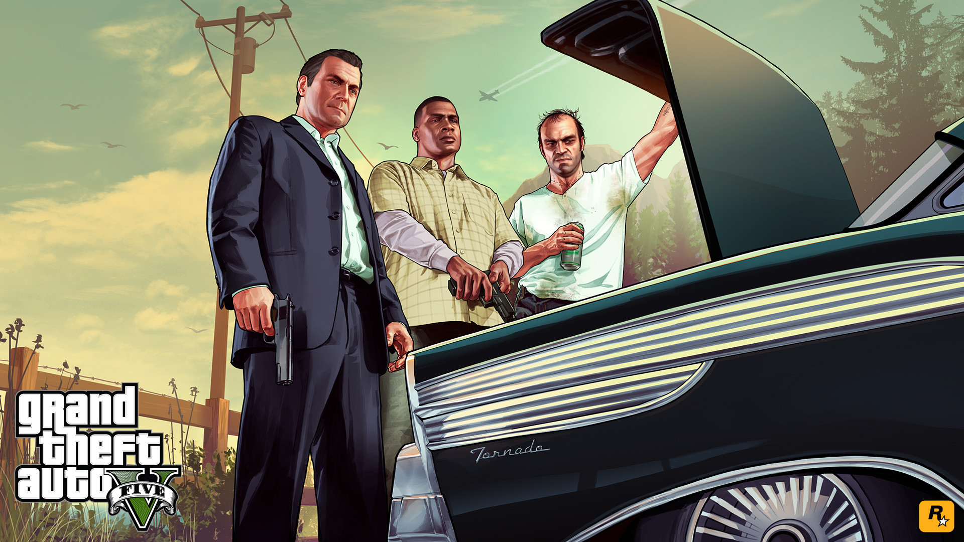 GTA V 1080p Wallpapers Released Urban Decay 1920x1080