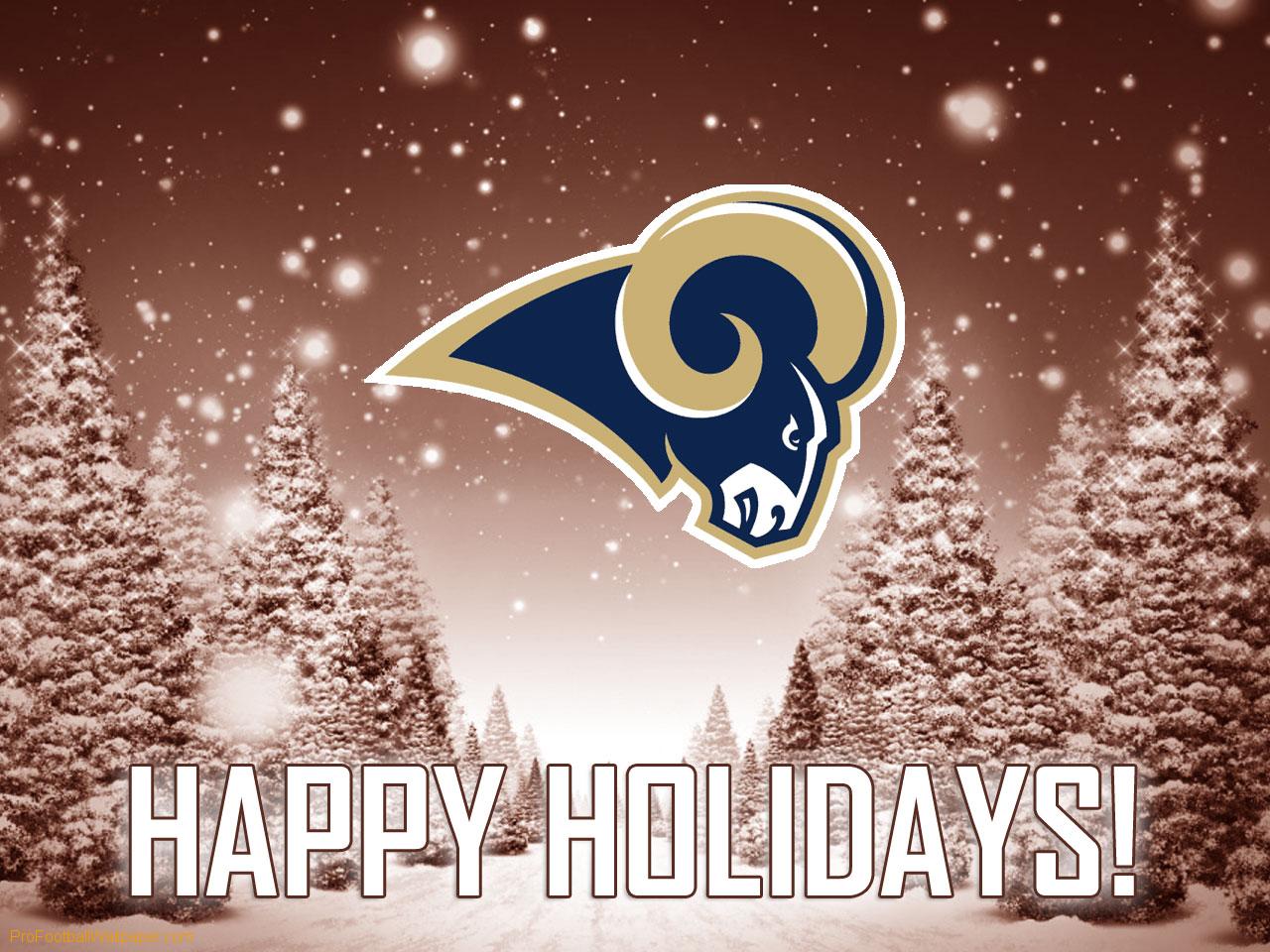 Happy Holidays Wallpaper St Louis Rams