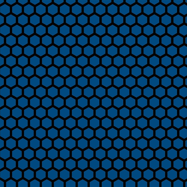 Blue Honeyb Pattern Wallpaper Wide HD