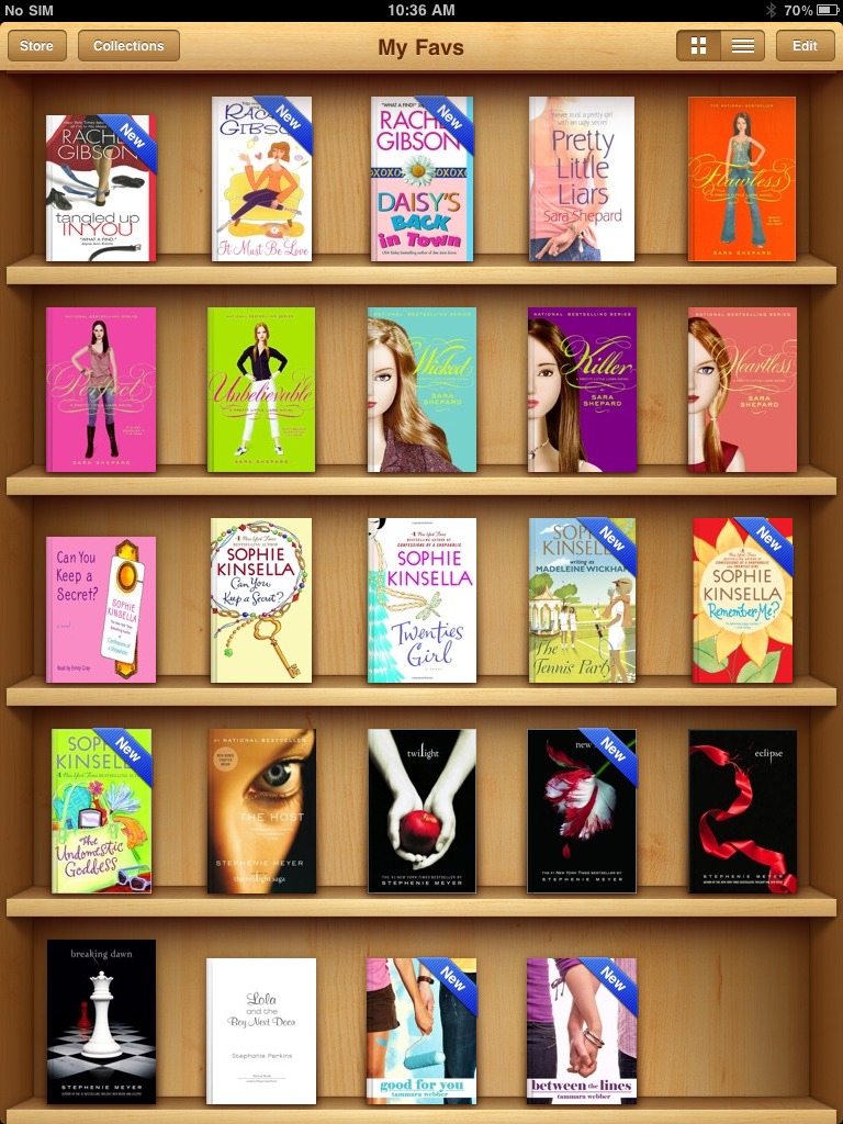 Bookshelf Wallpaper For iPhone Ibooks My Favs