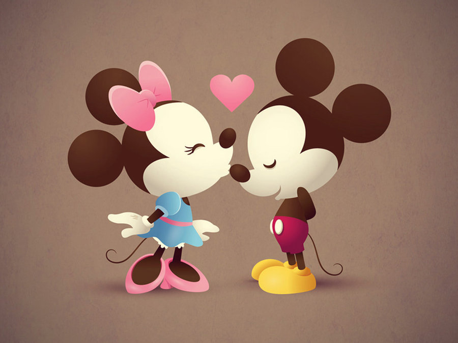 76+] Mickey And Minnie Wallpaper on