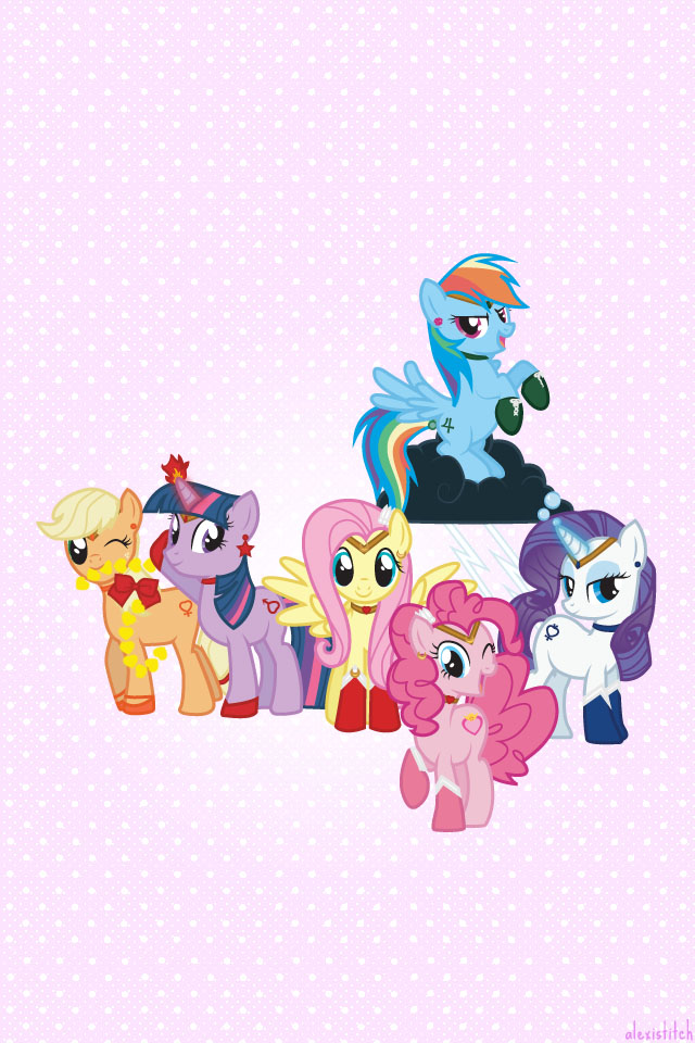 My Little Ponies iPhone Wallpaper