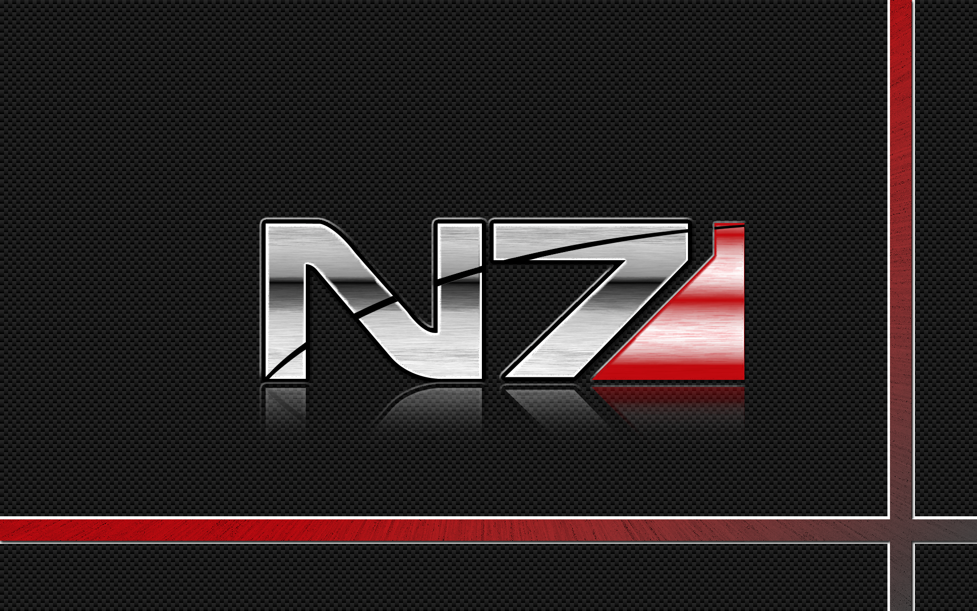 Mass Effect N7 Logo Wallpaper By Pyrogx2000 Customization