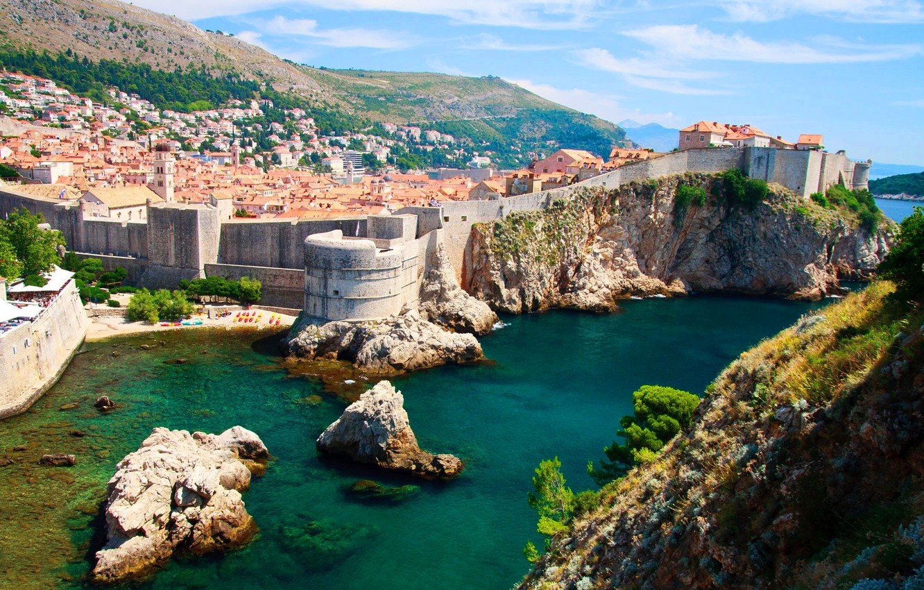 Wallpaper Sea Water Landscape Croatia
