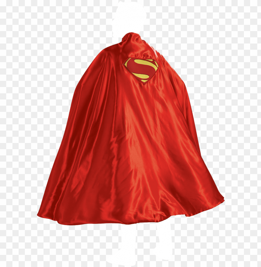 Man Of Steel Deluxe Cape Mantello Superma Png Image With