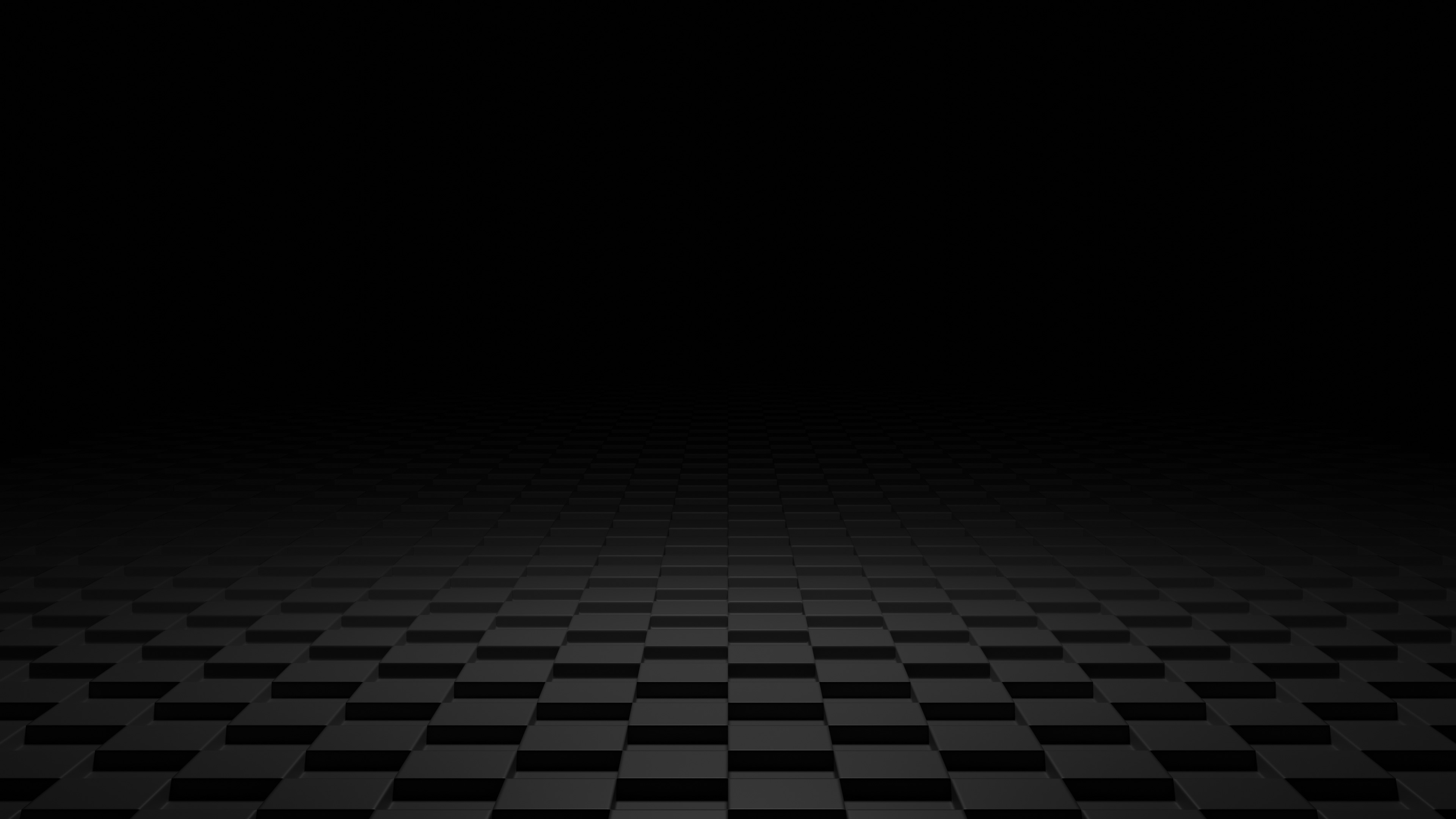 Dark 3d Shapes Floor 4k HD Wallpaper Image
