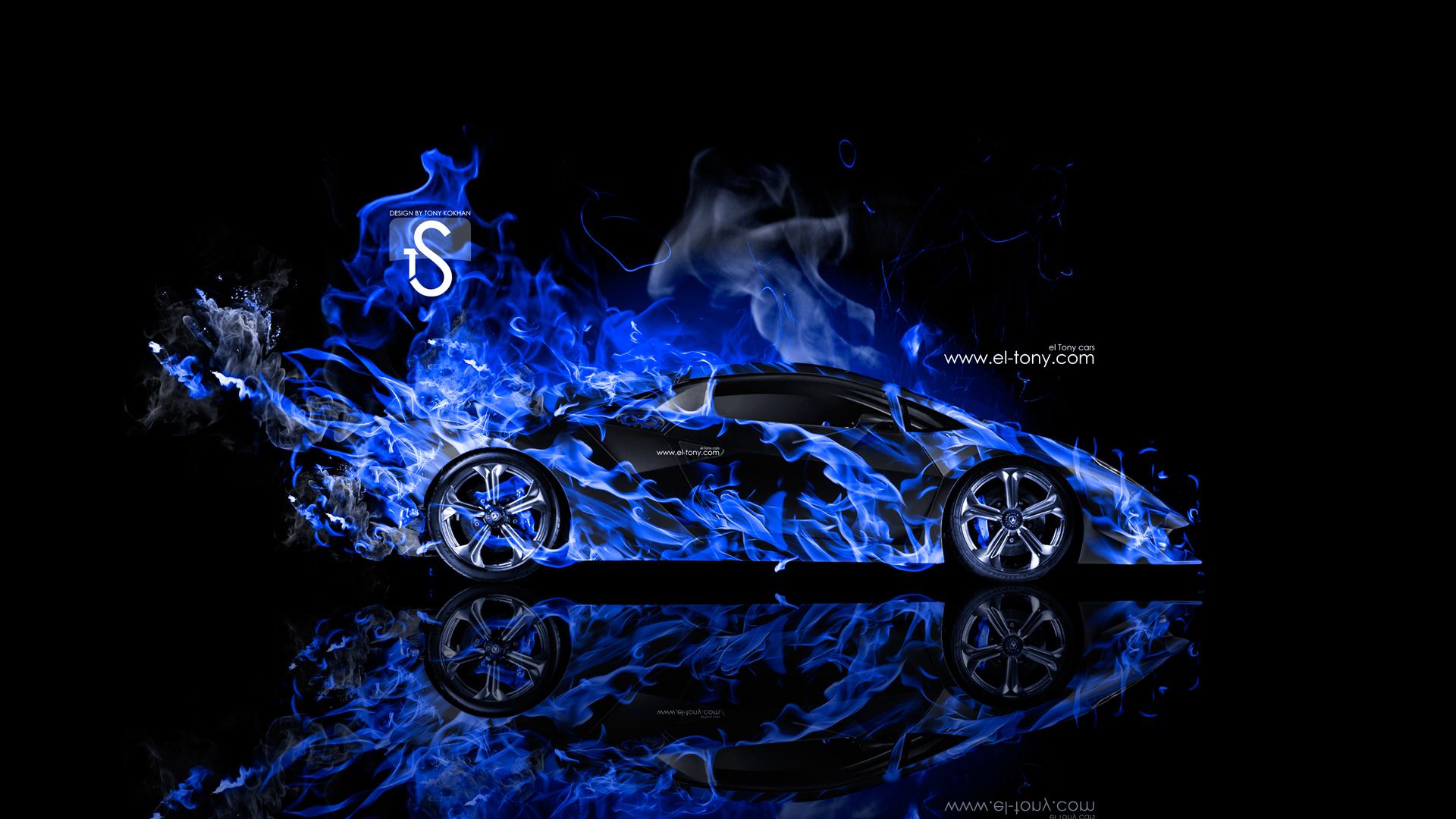 Blue Lamborghini Wallpaper Full HD