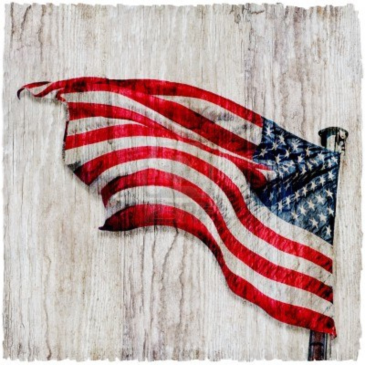 American Flag Background Vertical 4th of July