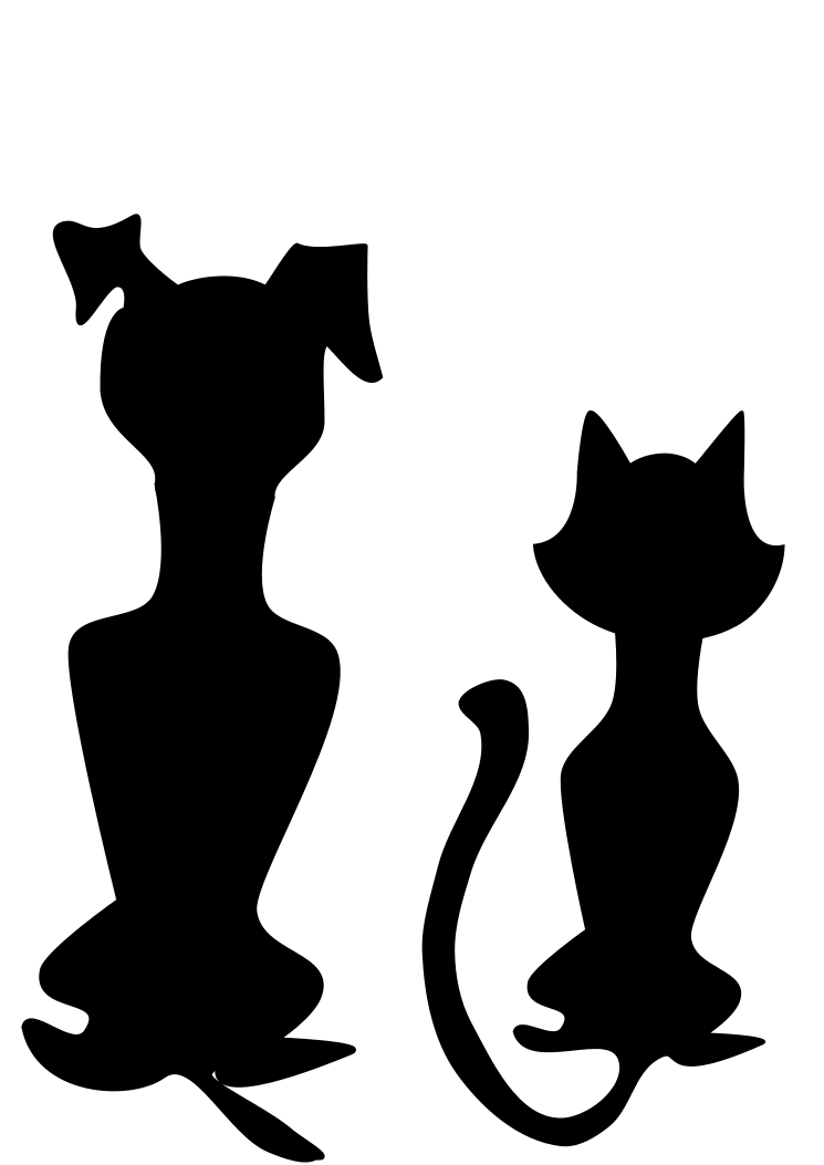 Cat And Dog Silhouette HD Walls Find Wallpapers