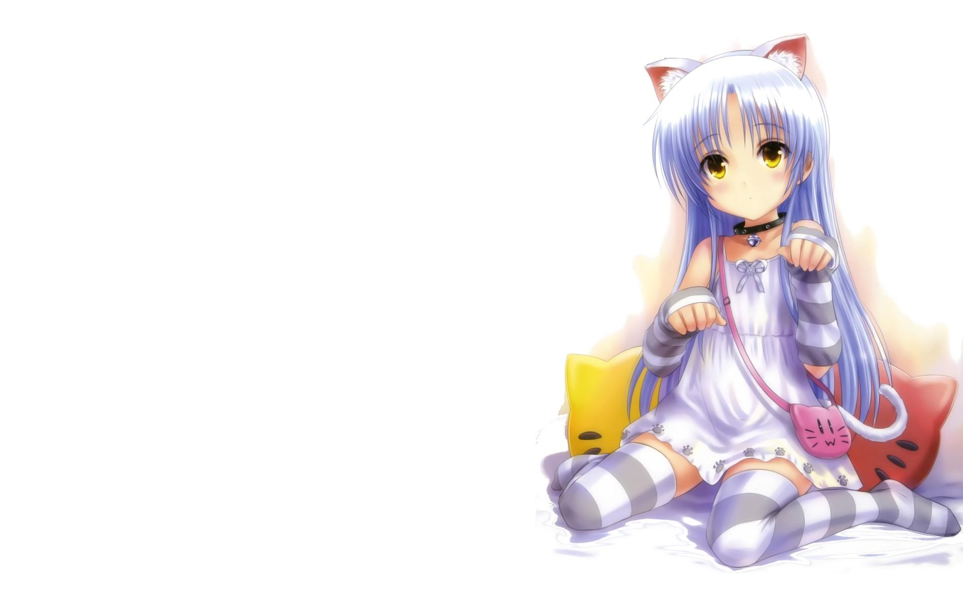 Cute Neko High Quality And Resolution Wallpaper On