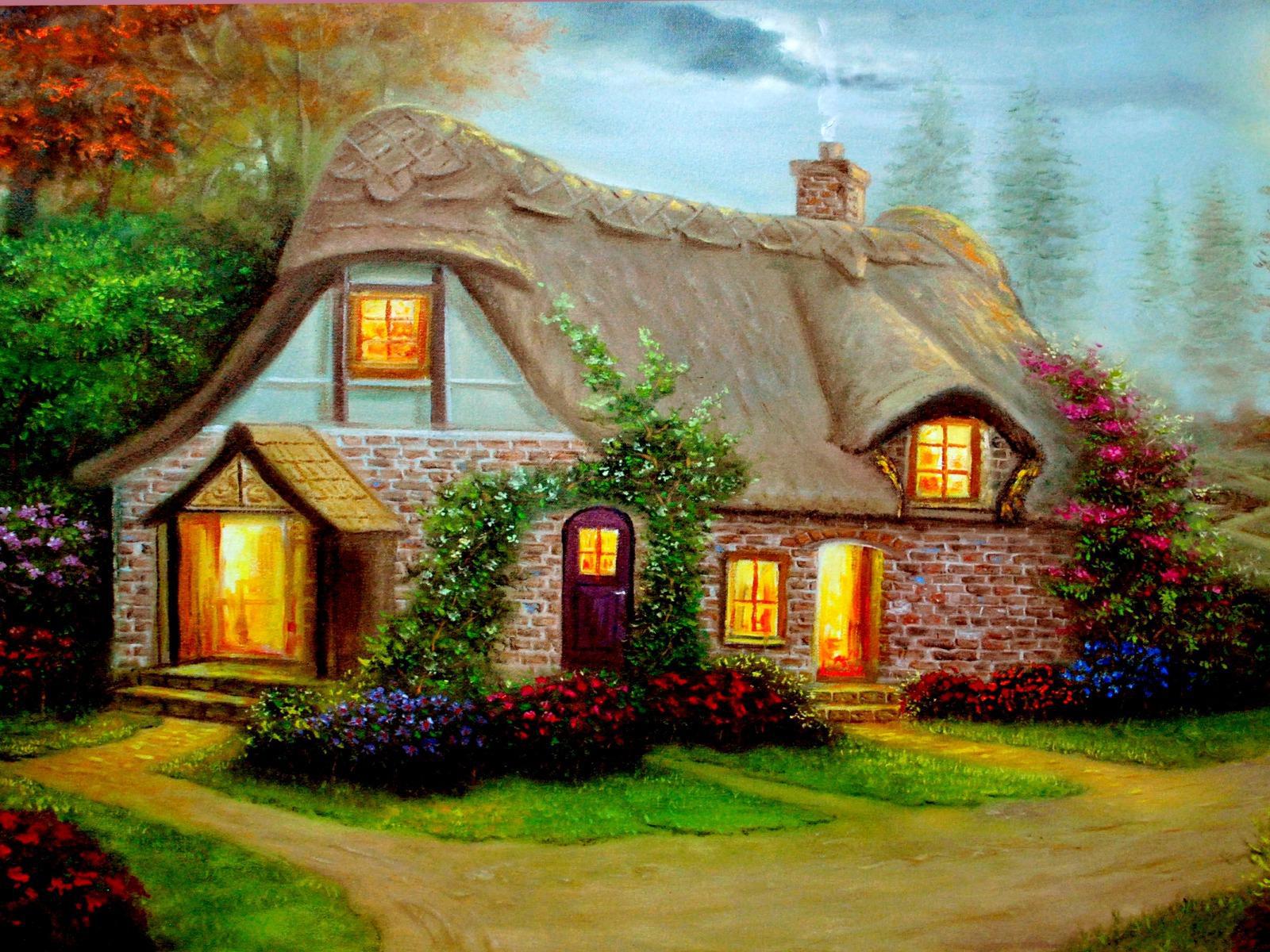 Cottage High Quality And Resolution Wallpaper On